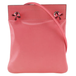 [Hermès] Hermes arine mini sac d'épaule de mollet rose d -gravé ouvert Aline mini dames