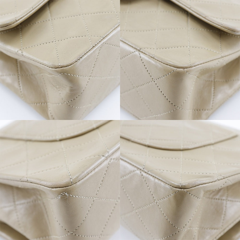 シャネル マトラッセ チェーンショルダーバッグ ベージュ ラムスキン 楽天市場】CHANEL シャネル マトラッセ チェーンショルダー 20cm