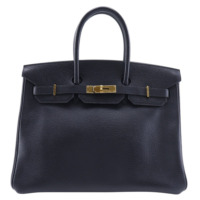 [Hermès] Hermes Birkin 35 Sac à main ALDENNE BLACK / GOL