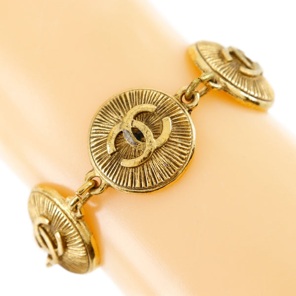 [샤넬] 샤넬 COCO Mark Bracelet 31 Rue Cambon Vintage Gold Plating 약 40g Coco Mark Ladies