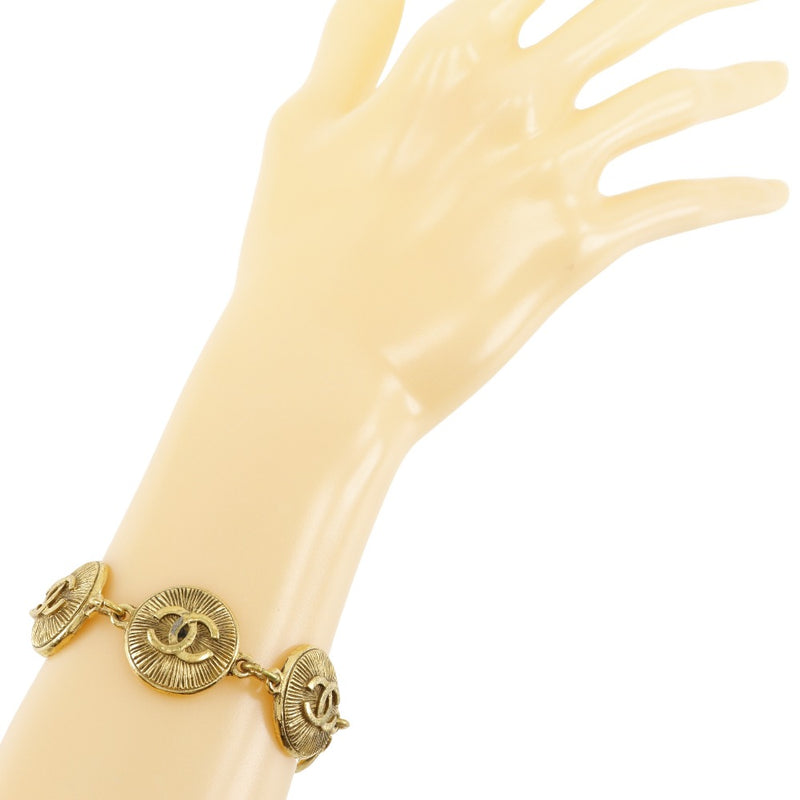 [CHANEL] Chanel COCO Mark Bracelet 31 Rue Cambon vintage Plated Gold Approximately 40g COCO Mark Ladies