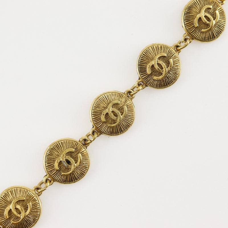 [샤넬] 샤넬 COCO Mark Bracelet 31 Rue Cambon Vintage Gold Plating 약 40g Coco Mark Ladies