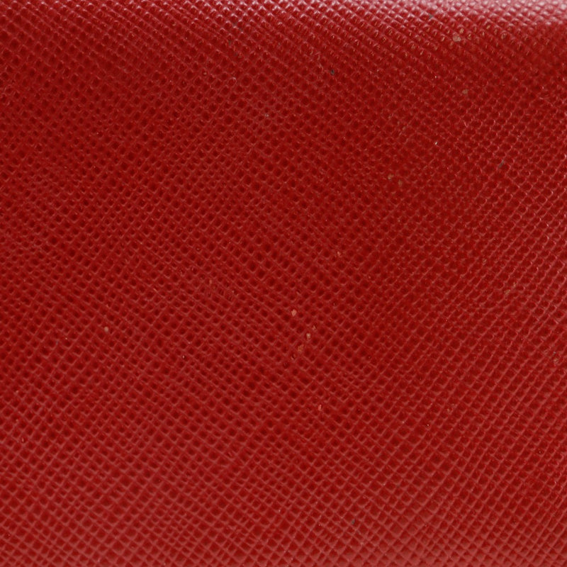 [Prada] Prada Key Case Safiano Red Snap Button Mesdames