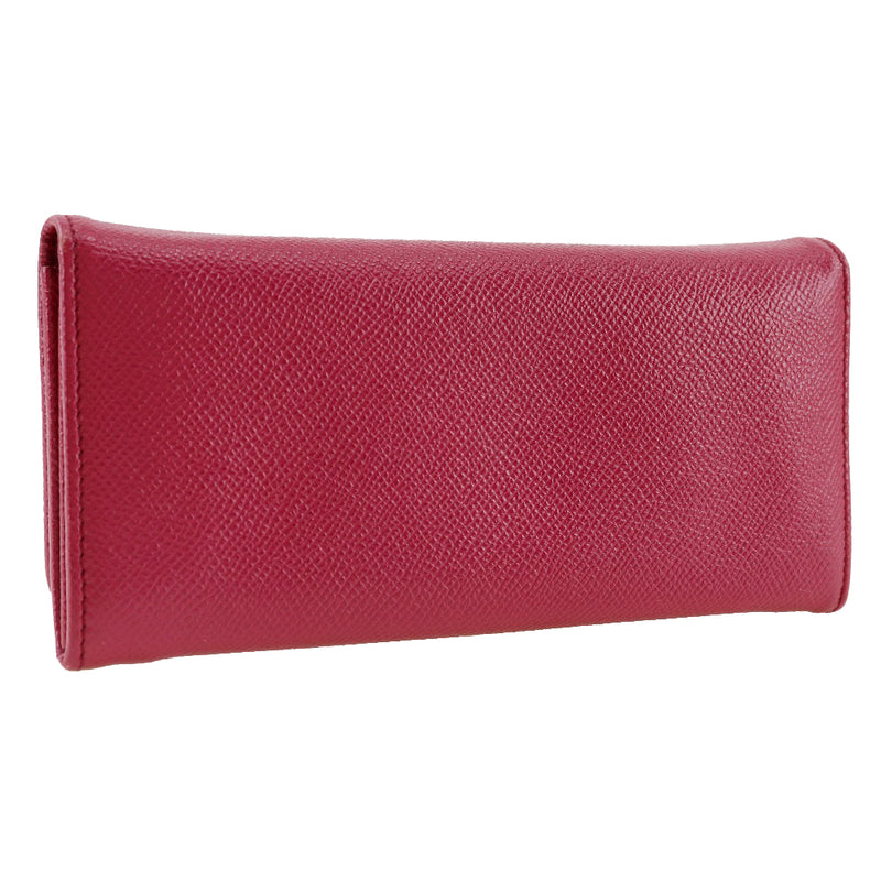 [BVLGARI] Bulgari Bvlgari Bvlgari Purse Clip Calfskin Raspberry Pink Flap BVLGARI BVLGARI Ladies