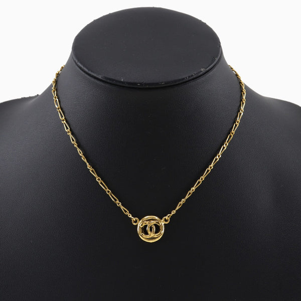 [Chanel] Chanel 
 COCO Mark Collar 
 Columna de oro vintage alrededor de 7.3g Coco Ladies