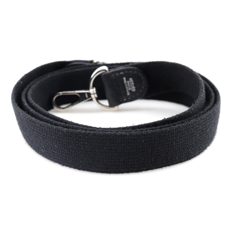 [HERMES] Hermes ShoulderStrap canvas black/SilverHardware Unisex