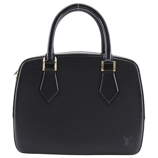 【LOUIS VUITTON】ルイ・ヴィトン
 サブロン ハンドバッグ
 M52042 エピレザー ノワール 黒 TH0041刻印 手提げ A5 ダブルファスナー Sablon レディースA+ランク