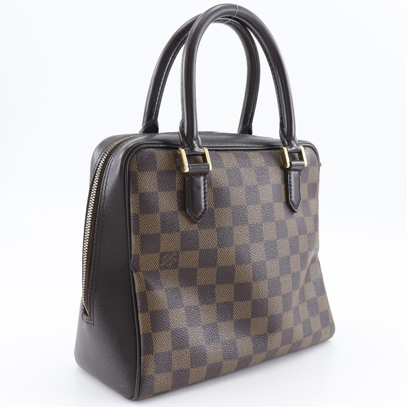 [Louis Vuitton]LOUIS VUITTON Triana Handbag N51155 Dami Cambus Brown VI0958 engraved handbag A5 doubleFastener Triana ladies