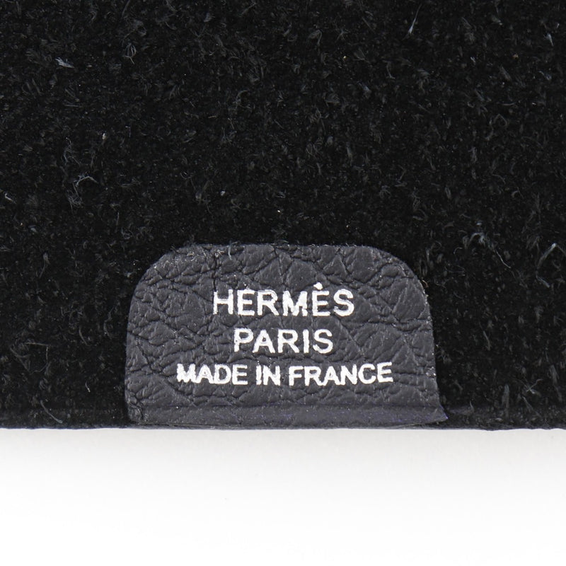 [Hermes] Hermes uris mini couverture de couverture de couverture togo Black B -Graved Snap Button Ulysse Mini Unisexe A RANG