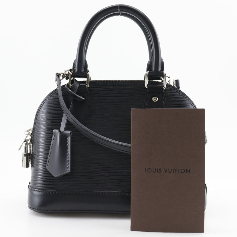 [Louis Vuitton] Louis Vuitton Alma BB Handbag 2way épaule M24645 Epireather Noir Black Black FL0163 Hands gravés marqués 2WAY DOUBLE ALMA BB MADE AU RANG