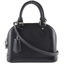 [Louis Vuitton] Louis Vuitton Alma BB Handbag 2way épaule M24645 Epireather Noir Black Black FL0163 Hands gravés marqués 2WAY DOUBLE ALMA BB MADE AU RANG