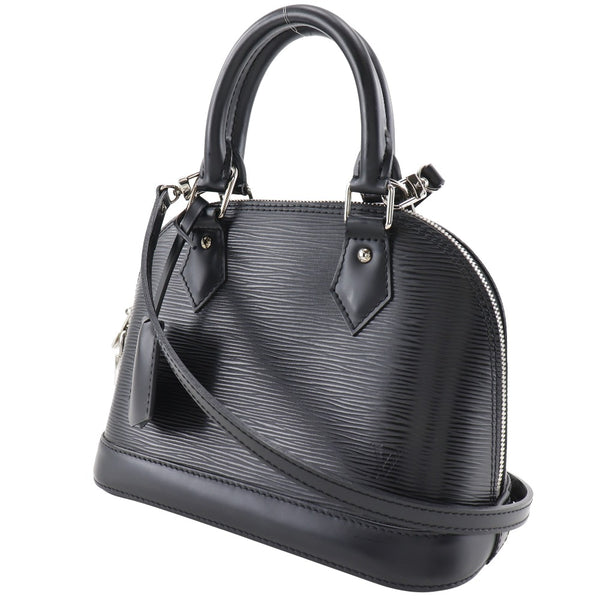 [Louis Vuitton]LOUIS VUITTON
 Bolso de Alma BB 
 2way Shoulder M24645 Epirather Noir Negro Negro FL0163 Diagonal grabado Taille 2way Doble Doble ALMA BB Ladies A Rank