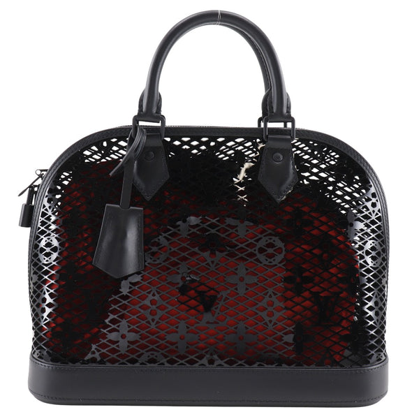 [Louis Vuitton] Louis Vuitton Alma PM Handbag M20355 CALF X Monogram Race Black / Red Handure A5 Double Finder Alma PM Mesdames A + Rank