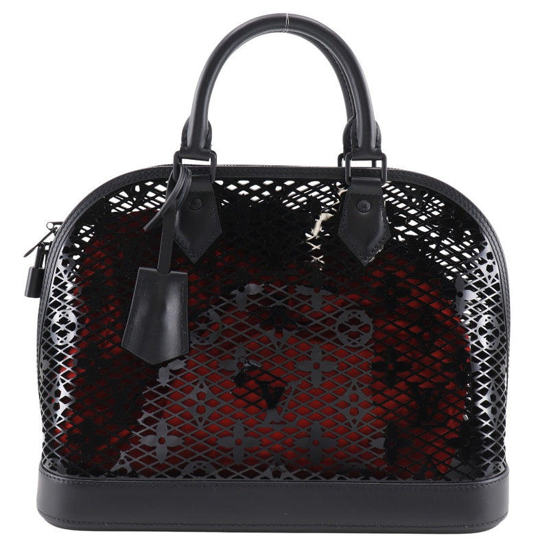 [Louis Vuitton]LOUIS VUITTON Alma PM Handbag M20355 Calfskin× Monogram lace black/red handbag A5 doubleFastener ALMA PM Ladies A+Rank