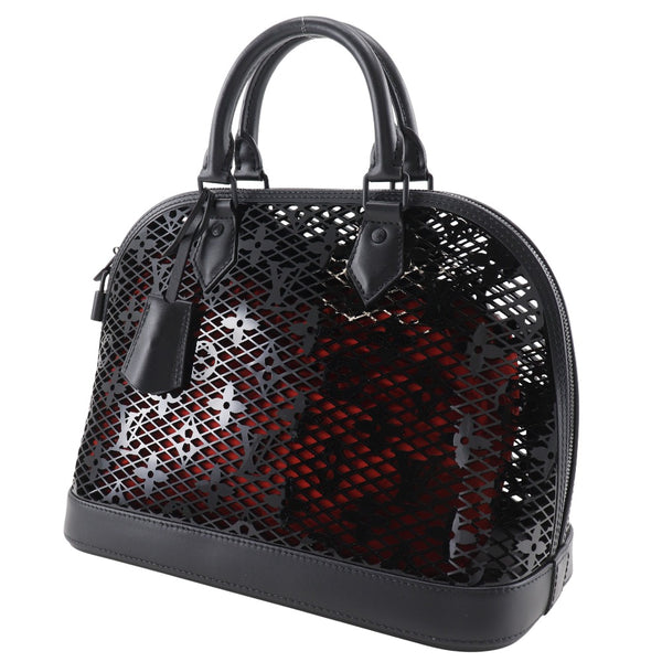 [Louis Vuitton]LOUIS VUITTON Alma PM Handbag M20355 Calfskin× Monogram lace black/red handbag A5 doubleFastener ALMA PM Ladies A+Rank