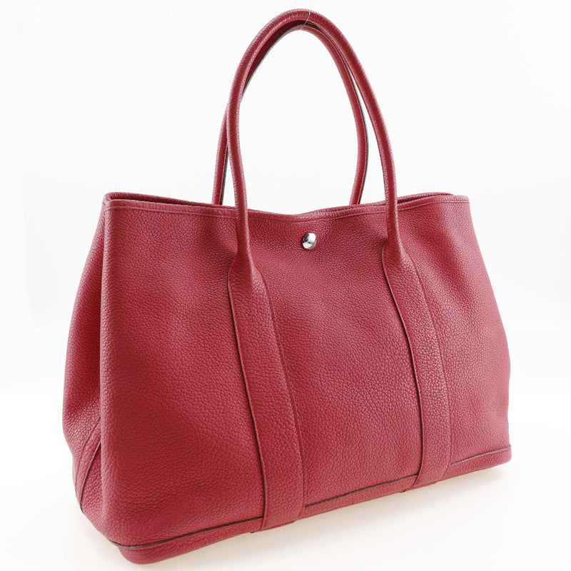 [Hermès] Hermès 
 Sac fourre-tout 
 NEGONDA ​​BOUGAINVILLE ROUGE □ P Gravure à main-assemblage à main A4 Snap Button Garden PM Ladies A-Rank