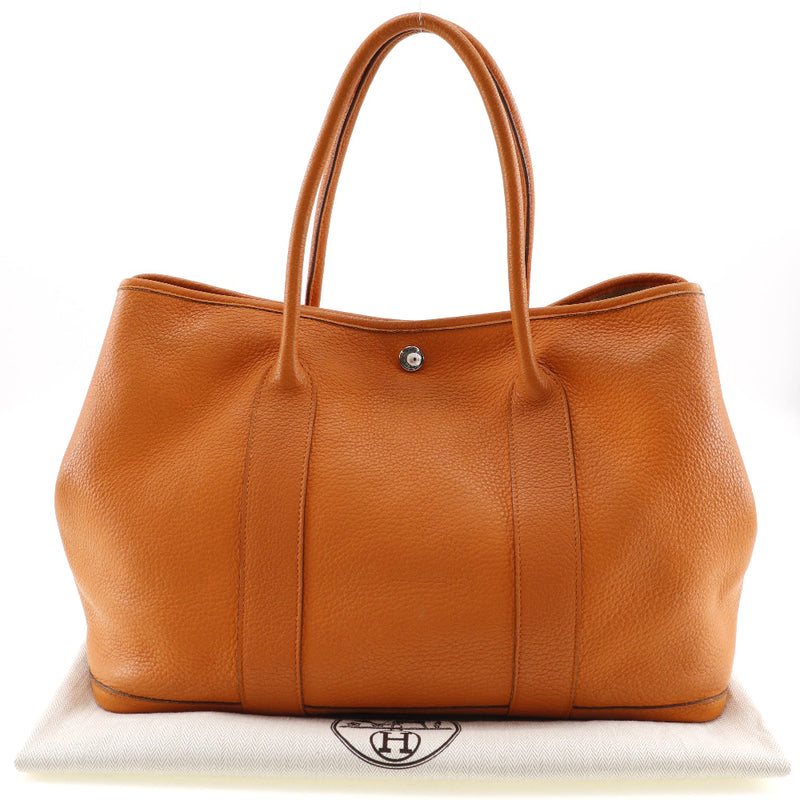 [Hermes] Hermes Garden Part PM Tote Sac Fjord Orange □ M GRAVED SCHAPHER MAIN SCHAG A4 SNAP BITT