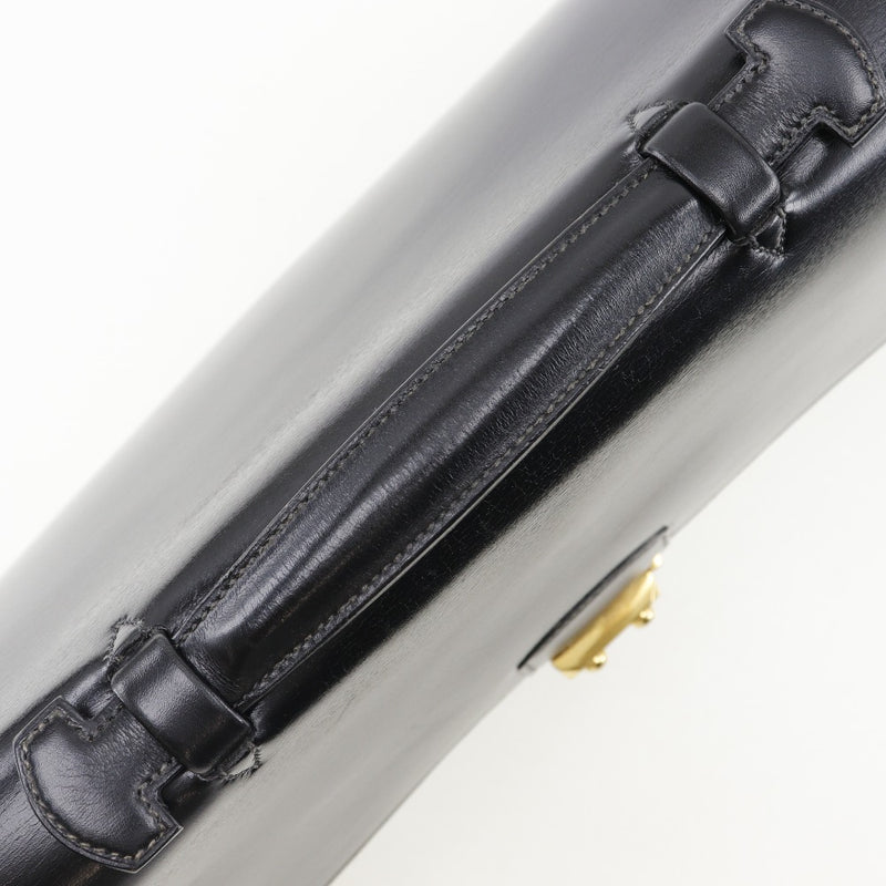 [Hermès] Hermes Sack Adepesh 41 Box Boîte Box Box Cars Black / Gold Bracket Hand-GendGraved A4 Pachinko Lock Sac Adepeche 41 Men's