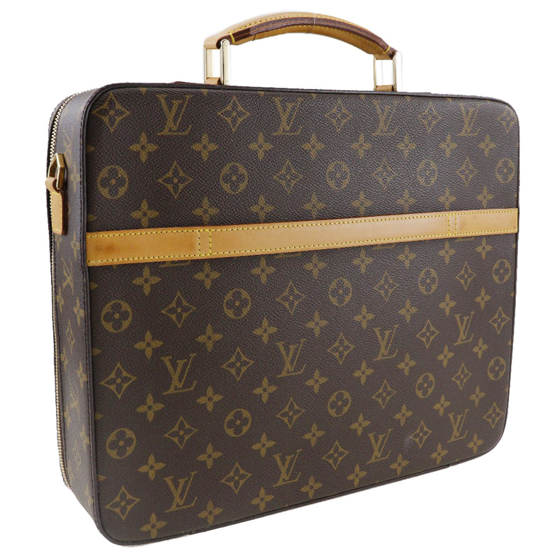 [루이비통]LOUIS VUITTON Portodinatur Sabana 비즈니스 가방 특별 주문 2 웨이 어깨 모노그램 캔버스 차 MB0025 대각선 어깨 어깨 핸즈프리 A4 더블 패스너 포르토 안수 Savana 남자 남성용 남성