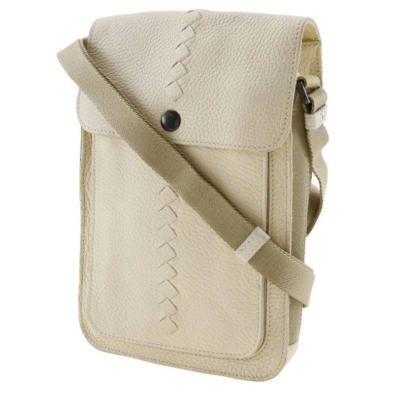 [BotTegaveneta]BOTTEGA VENETA Shoulder Bag Calfskin Off -white diagonal shoulder snap button men's