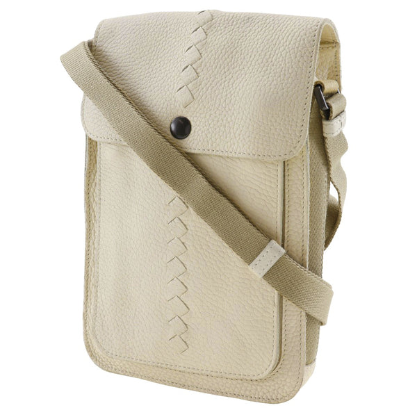 [BotTegaveneta]BOTTEGA VENETA
 Shoulder Bag
 Calfskin Off -white diagonal shoulder snap button men's