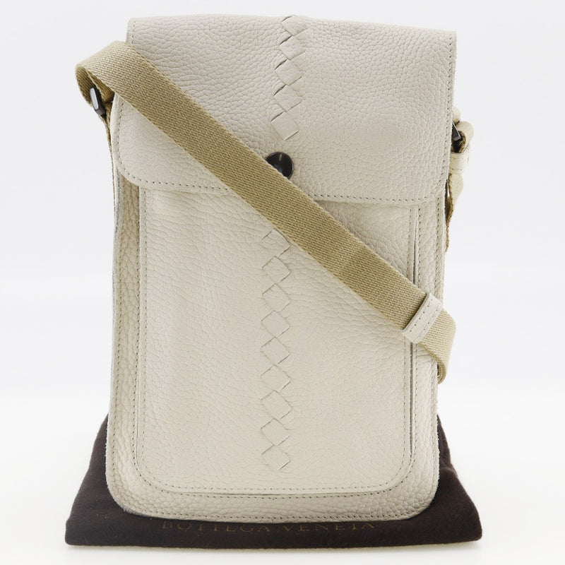 [Bottegaveneta] bottega veneta 
 Sac à bandoulière 
 Calf -off White Diagonal Snap Snap Bouton Men