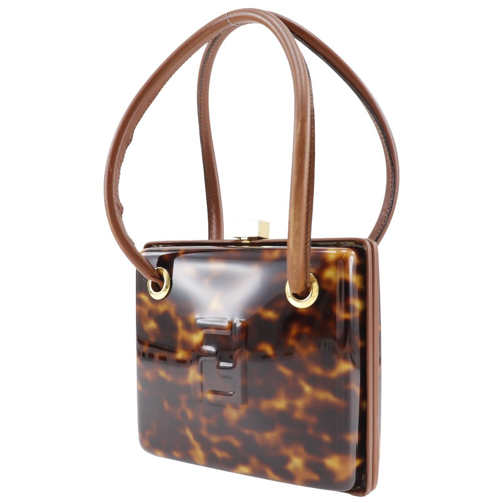 FENDI】フェンディ FF ハンドバッグ パーティーバッグ プラスチック 