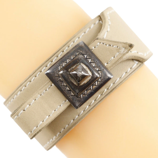 [Hermès] Hermès 
 Bracelet de jambe Artemis Toa 
 Veau beige environ 24 g artemis tuareg dames