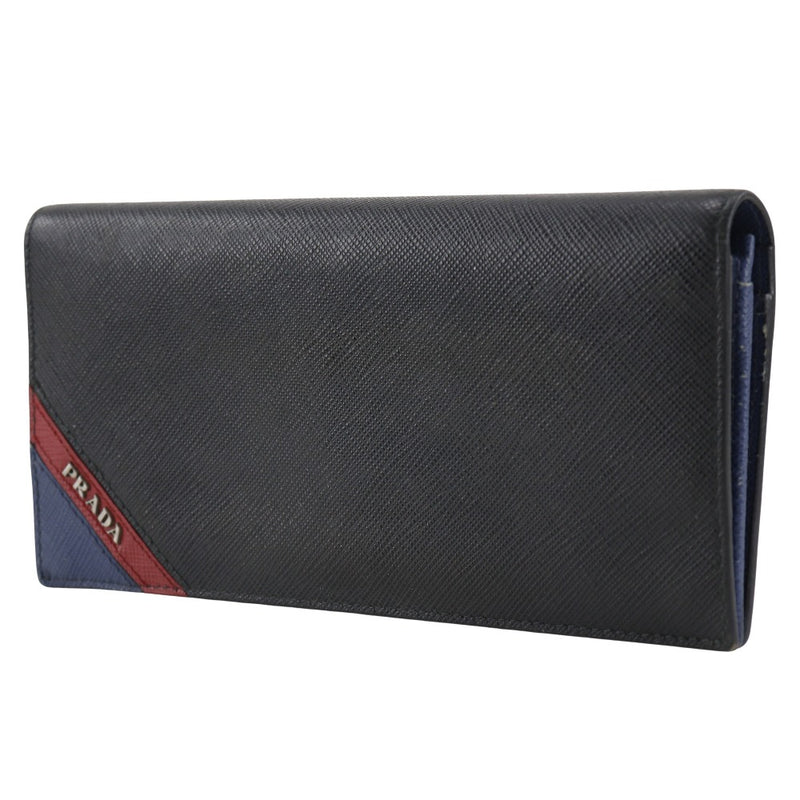 [Prada] Prada Long Wallet 2MV836 Safiano Nero Black Open Men