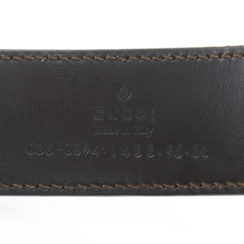 [GUCCI] Gucci Belt Calfskin Black men's