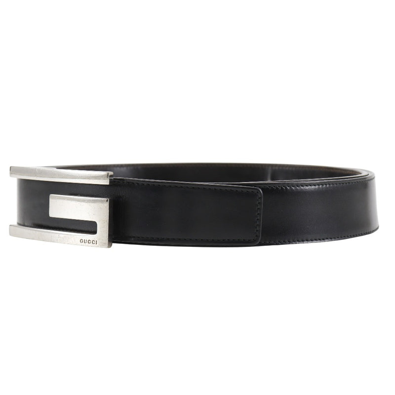 [GUCCI] Gucci Belt Calfskin Black men's