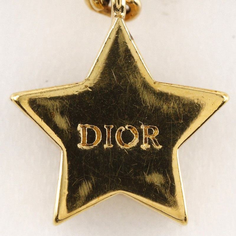 【Dior】クリスチャンディオール
 スター 11号 リング・指輪
 金メッキ×ラインストーン スター 約2.6g Star レディース