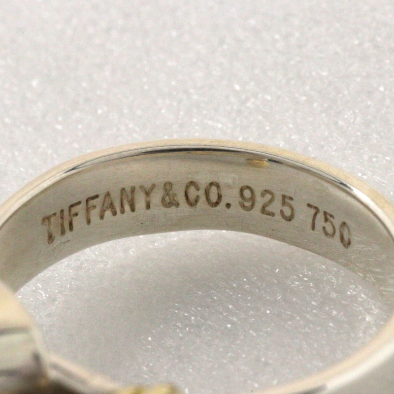 【TIFFANY&Co.】ティファニー
 フック＆アイ 8.5号 リング・指輪
 シルバー925×K18イエローゴールド 約4.1g Hook & Eye レディースAランク