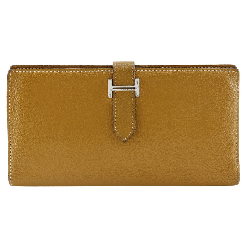 [HERMES] Hermes 
 Bean Classic Purse
 Epsom Camel □ I engraved beltHardware Baan Classic Unisex