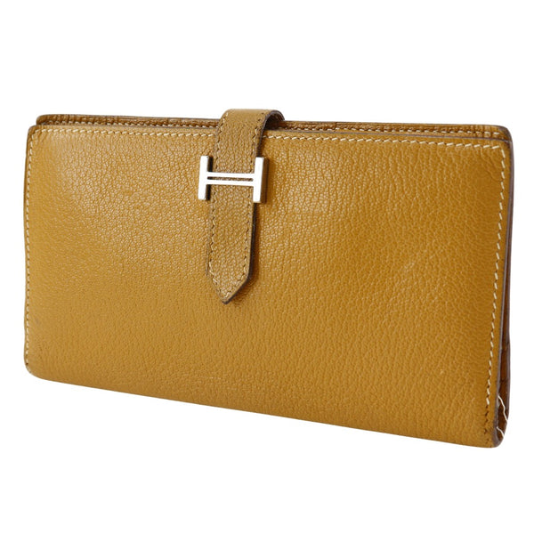 [HERMES] Hermes 
 Bean Classic Purse
 Epsom Camel □ I engraved beltHardware Baan Classic Unisex