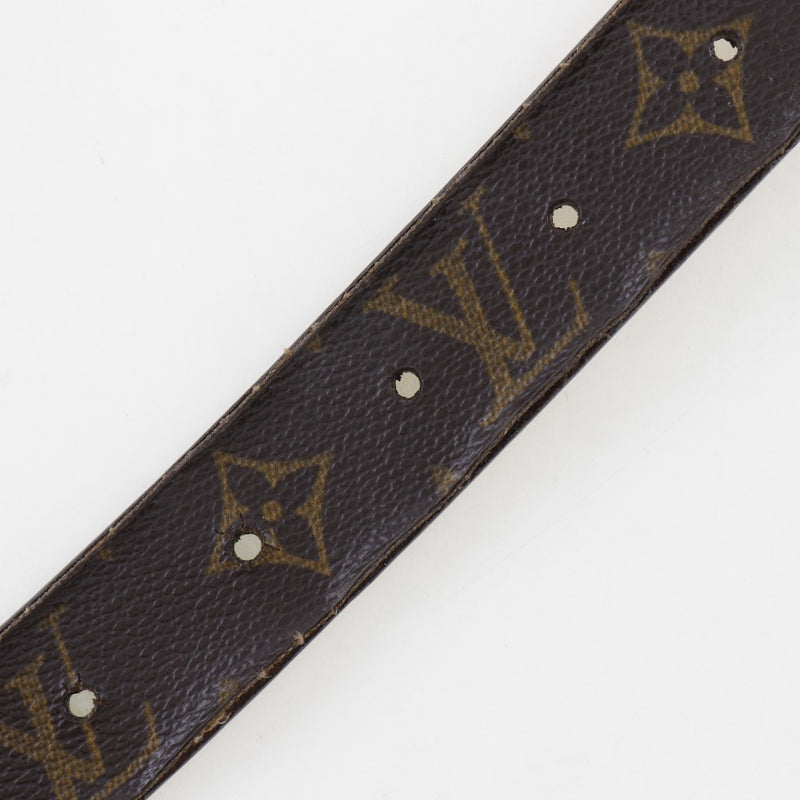 [Louis Vuitton] Louis Vuitton 
 Ceinture・ Ceinture de soins 
 M6800 Monogram Canvas Tea LB1002 Gravé ceinture Carre Men's B-Rank