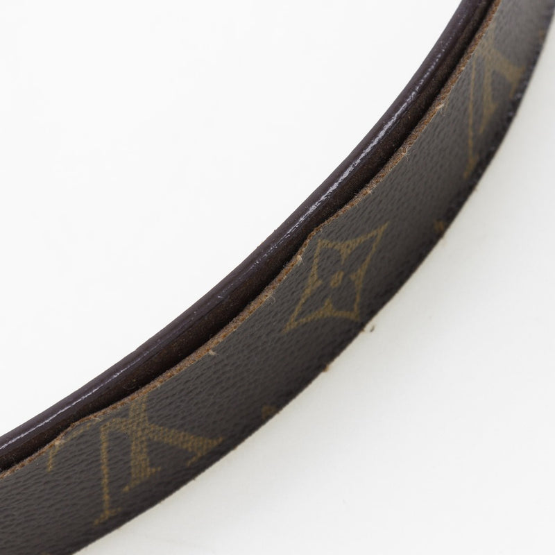 【LOUIS VUITTON】ルイ・ヴィトン
 サンチュール・キャレ ベルト
 M6800 モノグラムキャンバス 茶 LB1002刻印 ceinture Carre メンズB-ランク