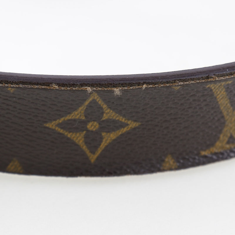 [Louis Vuitton] Louis Vuitton 
 Ceinture・ Ceinture de soins 
 M6800 Monogram Canvas Tea LB1002 Gravé ceinture Carre Men's B-Rank