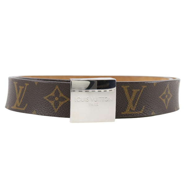 [루이비통]LOUIS VUITTON
 CeintureCare 벨트 
 M6801 모노그램 캔버스 차 lb0044 새겨진 Ceinture Carre 남자