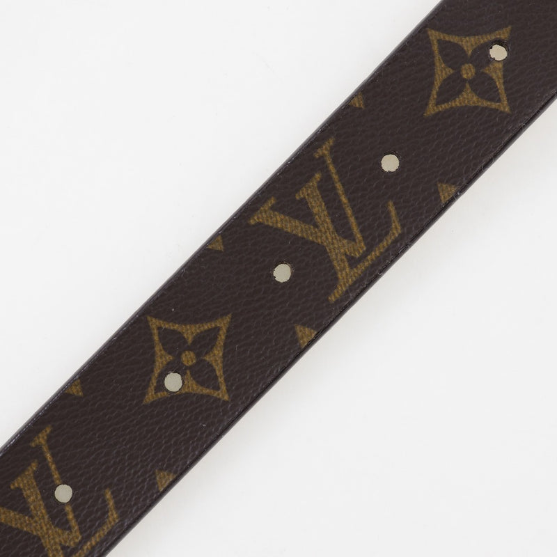 【LOUIS VUITTON】ルイ・ヴィトン
 サンチュール・キャレ ベルト
 M6801 モノグラムキャンバス 茶 LB0044刻印 ceinture Carre メンズ