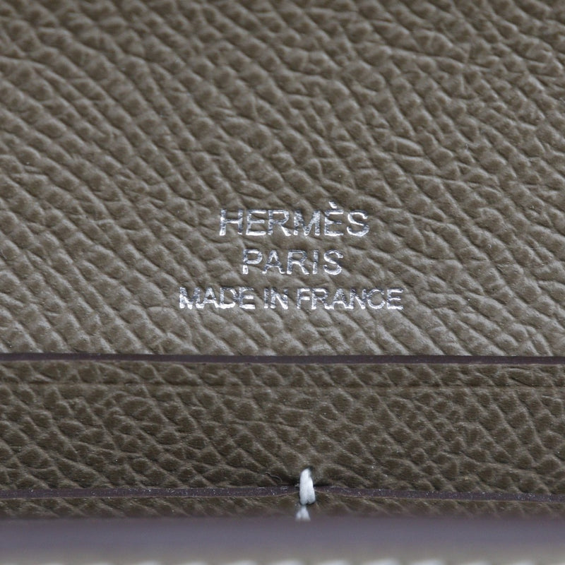 [HERMES] Hermes 
 Chaine d’Ancre Twogo Purse
 Epsom Etoop  SilverHardware W engraved flap CHAINE D'ANCRE TOO GO Ladies S rank