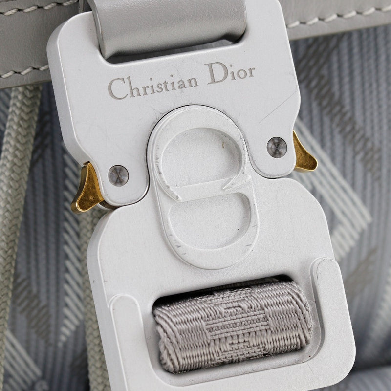 【Dior】クリスチャンディオール
 HIT THE ROAD リュック・デイパック
 バックパック 1ESBA021CDP PVC グレー 肩掛け 手提げ A4 フラップ HIT THE ROAD メンズA-ランク