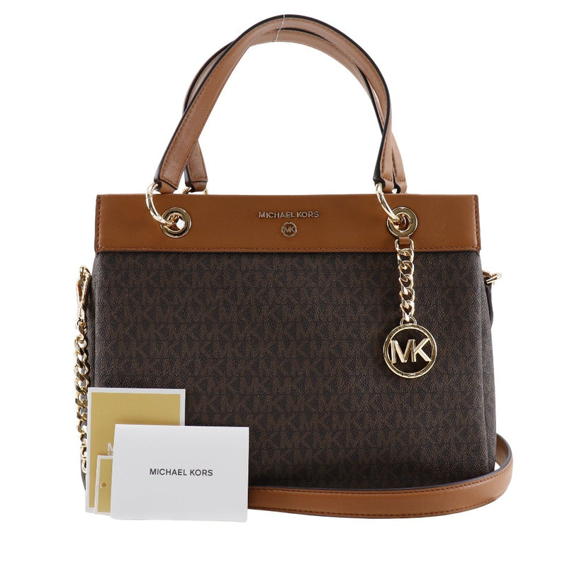 [Michael Kors] Michael Course 
 Sac à main Susan 
 2WAY épaule 30F1GUSS2B PVC THE DIAGEAL HESTSCAPE 2WAY A5 Fixer Susan Ladies A