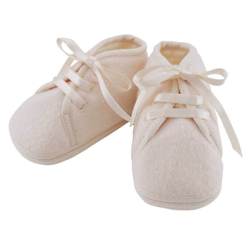 [HERMES] Hermes 
 Baby shoes and other shoes 
 Wool Raspberry Pink Baby SHOES Kids A-Rank