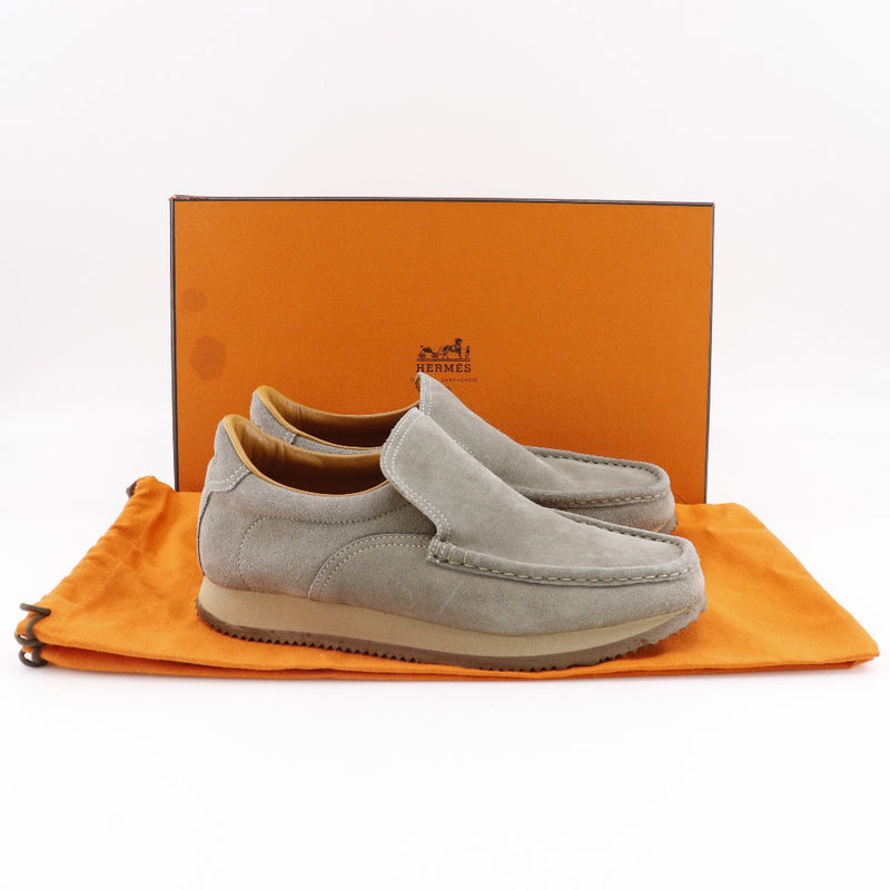 [HERMES] Hermes 
 Turbo slip -on 
 Swede Gray Turbo Men's