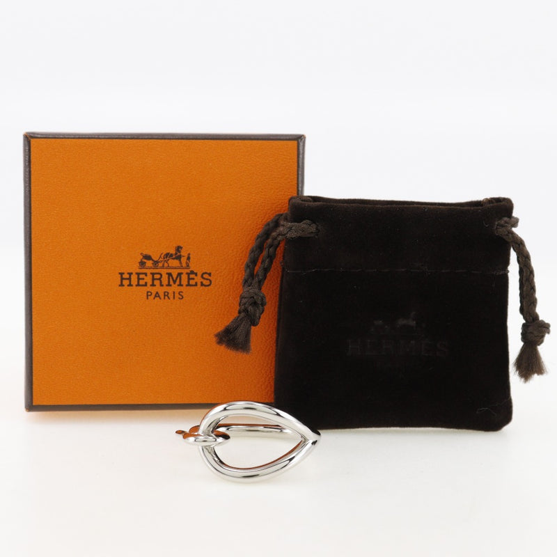 【HERMES】エルメス
 ジャンボ スカーフリング
 金属製 シルバー jumbo レディースAランク