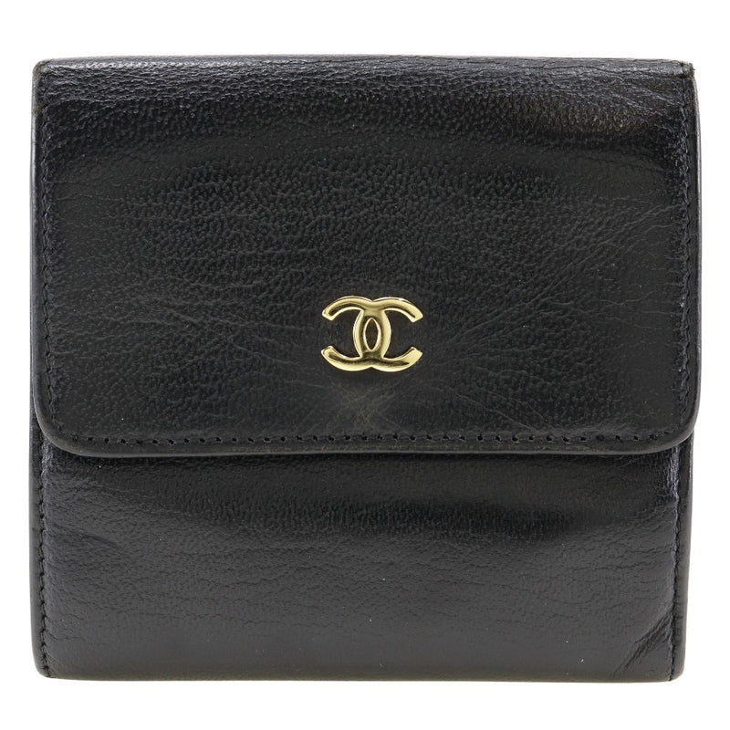 【CHANEL】シャネル ココマーク 二つ折り財布
 A13456