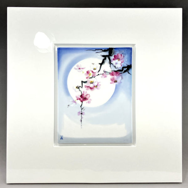 [Meissen] Meissen Meissen 플라크 [달과 벚꽃] 액자