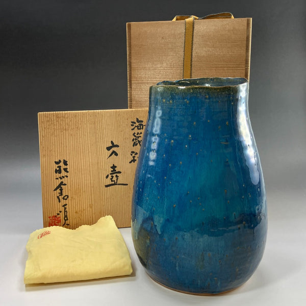 Junkichi Kumakura [Jarrón vidriado Umirat] Jarrón