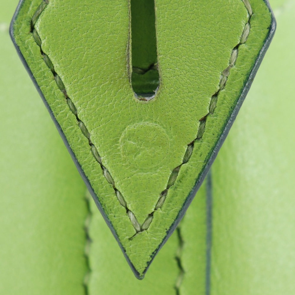 HERMES】エルメス ボリード35 ハンドバッグ ヴォーガリバー 黄緑 〇X